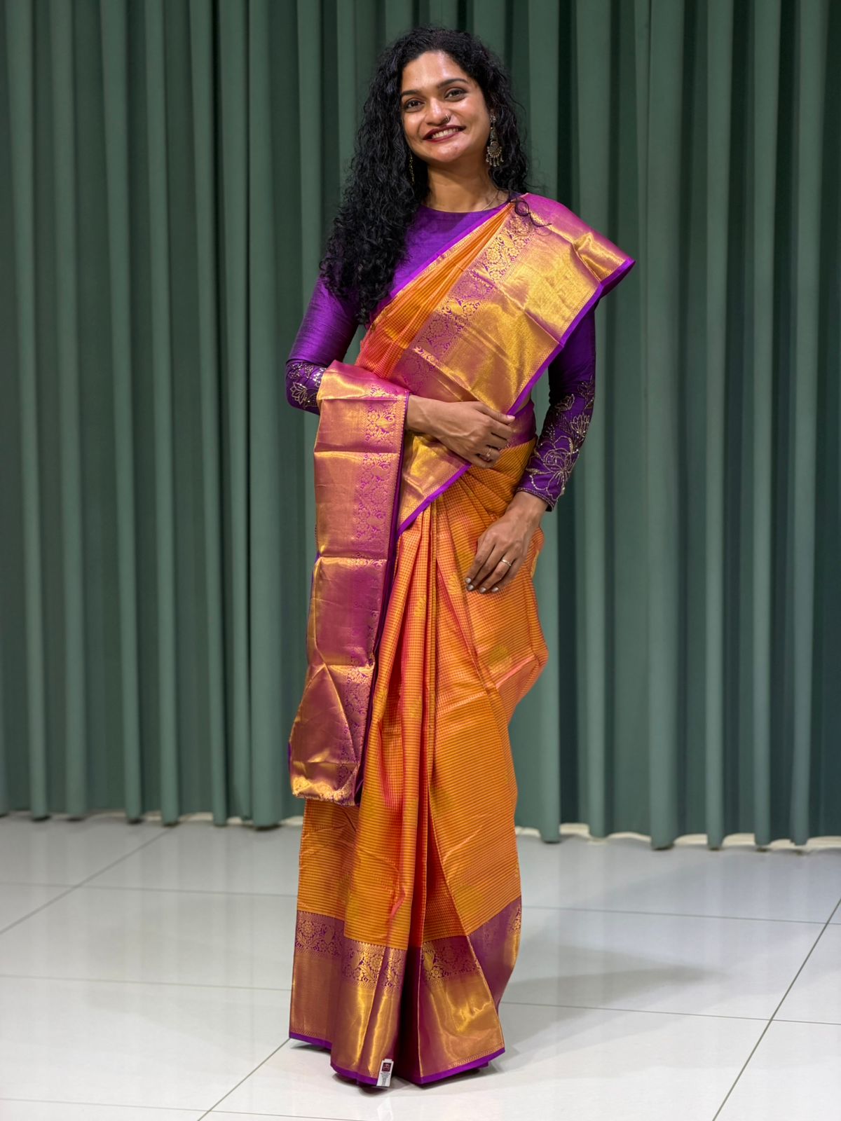 DESIGNER KANCHIPUARAM SILK SAREES - IHA 30743