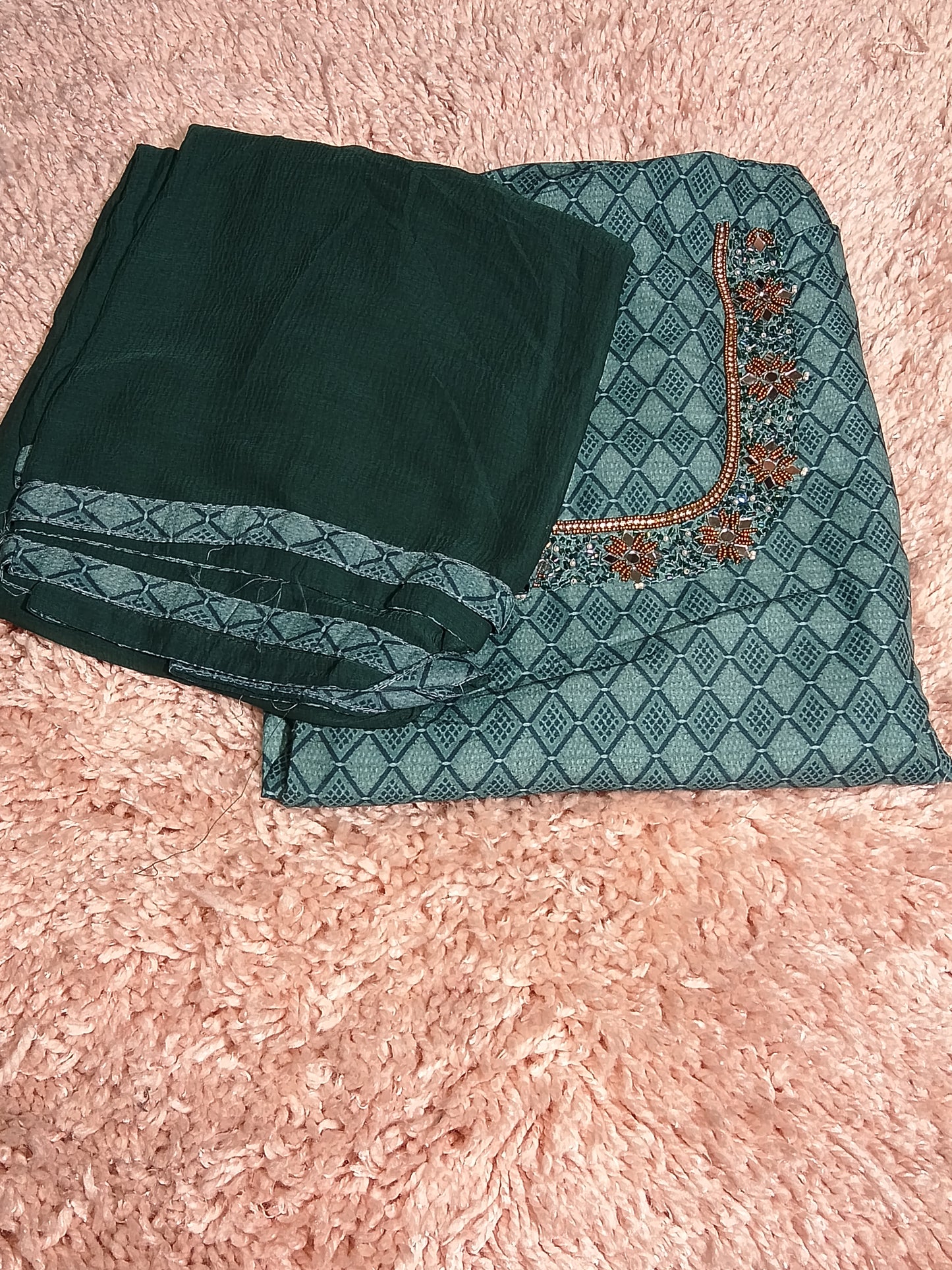 OFFER SALES UNSTITCHED SALWAR SUITS -  IHA 34936