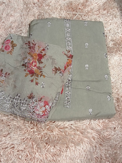 OFFER SALES UNSTITCHED SALWAR SUITS -  IHA 34955