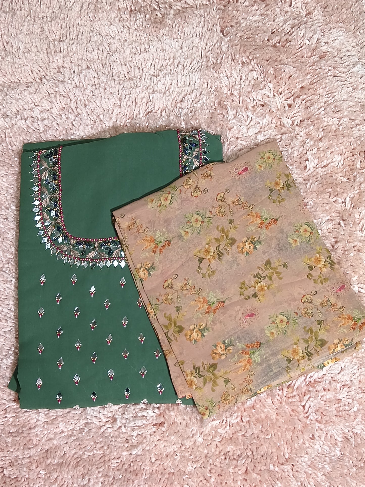 OFFER SALES UNSTITCHED SALWAR SUITS -  IHA 34849